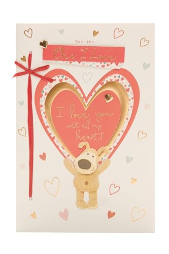 Boofle Valentinstagskarte für die Liebe, niedliches Design von Boofle