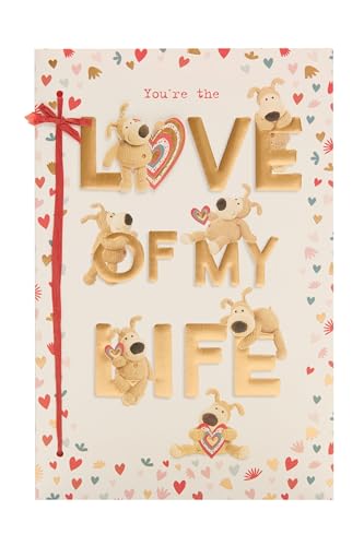 Boofle Valentinstagskarte für die Person, die ich liebe – niedliches Design von Boofle