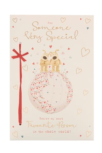 Boofle Valentinstagskarte für einen besonderen Menschen – niedliches Design von Boofle
