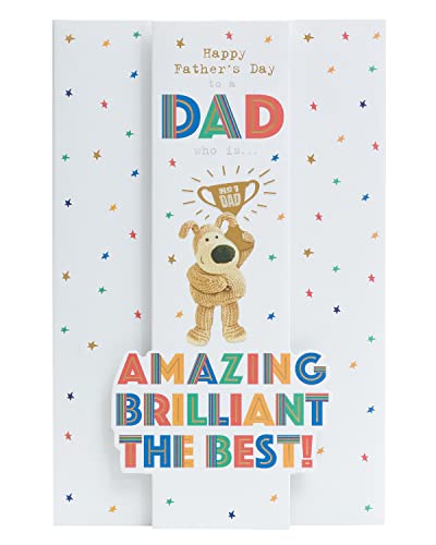 Boofle Vatertagskarte für Papa – niedliches Design von Boofle