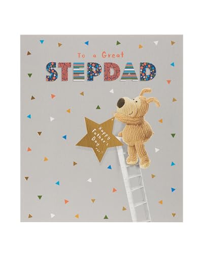 Boofle Vatertagskarte für Stiefvater – niedliches Design von Boofle