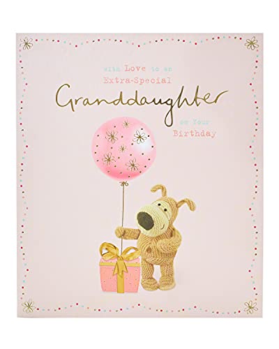 Geburtstagskarte für Enkelin – Boofle Geburtstagskarte für Enkelin – Boofle Enkelin Geburtstagskarte von Großeltern – Süße Geburtstagskarte für Enkelin 661378 von Boofle