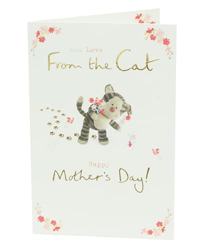 Muttertagskarte von der Katze – Happy Mother's Day Karte von der Katze, süß von der Katze, Muttertagskarte von Boofle