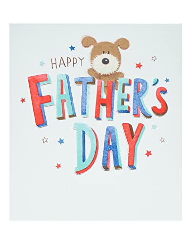 UK Greetings Vatertagskarte mit Umschlag – Lots Of Woof Design von Boofle