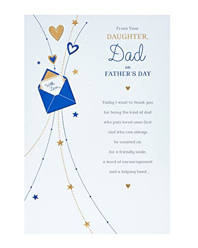 UK Greetings Vatertagskarte mit Umschlag – durchdachtes Design von Boofle