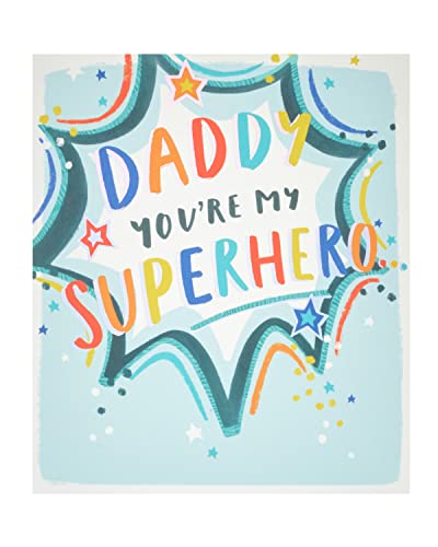 Vatertagskarte für Papa mit Umschlag, buntes Design, von UK Greetings von Boofle