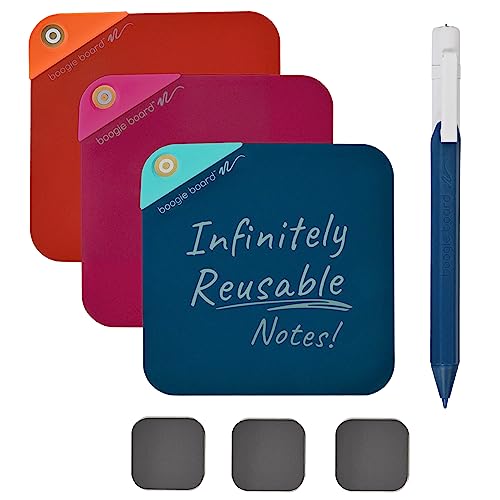 Boogie Board VersaNotes Starter-Set, wiederverwendbar, 3er-Pack, trocken abwischbar und Haftnotizen, Alternative für Zuhause und Büro, inklusive 3 VersaNotes, magnetische Montageplatten, sofortiges Boogie Board VersaNotes Starter-Set, wiederverwendbar, 3er-Pack, trocken abwischbar und Haftnotizen, Alternative für Zuhause und Büro, inklusive 3 VersaNotes, magnetische Montageplatten, sofortiges von Boogie Board