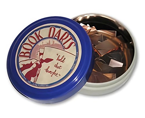 Book Darts Line Markers 125 Count Tin Mixed Metals by Book Darts von Book Darts