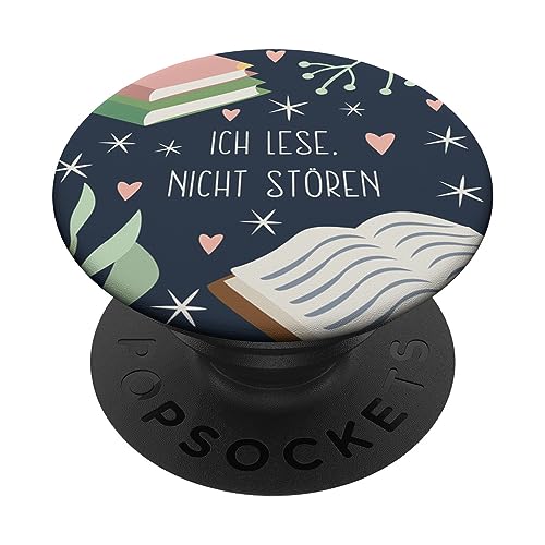 Ich Lese, Nicht Stören - Süße Buchliebhaber Lesen PopSockets mit austauschbarem PopGrip von Book Lover Gifts by Vine Mercantile