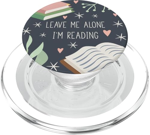 Leave Me Alone, I'm Reading - Cute Book Lover Gift PopSockets PopGrip: Ausziehbarer Sockel und Griff für Handys/Tablets mit Tauschbarem Top PopSockets PopGrip für MagSafe Leave Me Alone, I'm Reading - Cute Book Lover Gift PopSockets PopGrip: Ausziehbarer Sockel und Griff für Handys/Tablets mit Tauschbarem Top PopSockets PopGrip für MagSafe von Book Lover Gifts by Vine Mercantile