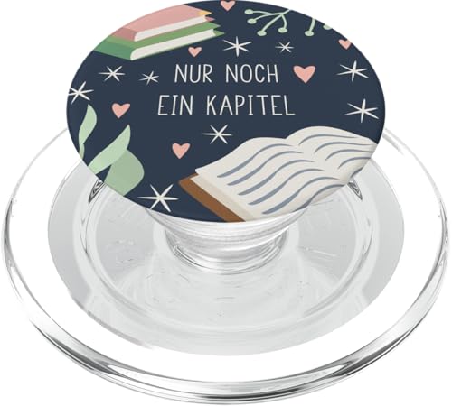Nur Noch Ein Kapitel - Süße Buchliebhaber Lesen PopSockets PopGrip für MagSafe von Book Lover Gifts by Vine Mercantile