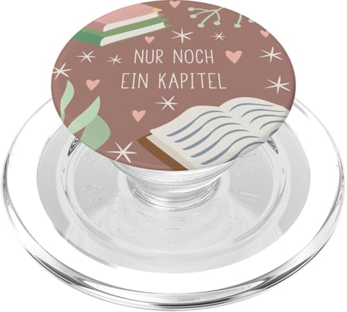 Nur Noch Ein Kapitel - Süße Buchliebhaber Lesen PopSockets PopGrip für MagSafe von Book Lover Gifts by Vine Mercantile