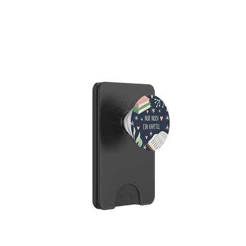 Nur Noch Ein Kapitel - Süße Buchliebhaber Lesen PopSockets PopWallet für MagSafe von Book Lover Gifts by Vine Mercantile