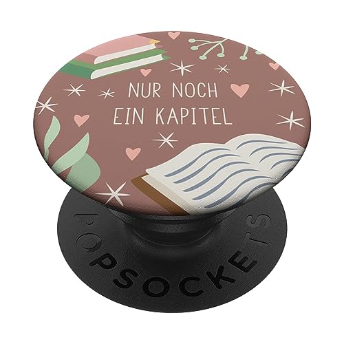 Nur Noch Ein Kapitel - Süße Buchliebhaber Lesen PopSockets mit austauschbarem PopGrip von Book Lover Gifts by Vine Mercantile