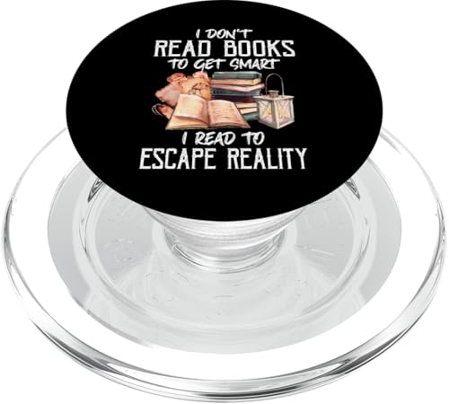 I Don't Read Books To Get Smart Book Leseliebhaber Bookish PopSockets PopGrip für MagSafe I Don't Read Books To Get Smart Book Leseliebhaber Bookish PopSockets PopGrip für MagSafe von Book Lover Humor - DressedForDuty