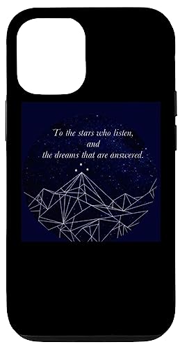 Hülle für iPhone 12/12 Pro Bücherwurm ACOMAF To the Stars Night Court Bookish von Bookish Gifts for Book lovers Creations by Hallows
