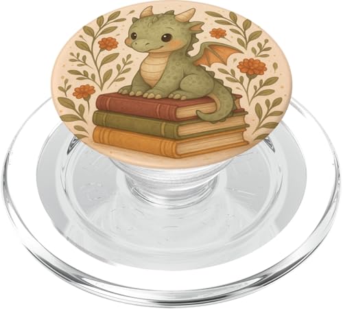 Book Lover Librarian Dragon Reading Fantasy Aesthetic Cute PopSockets PopGrip für MagSafe Book Lover Librarian Dragon Reading Fantasy Aesthetic Cute PopSockets PopGrip für MagSafe von Bookish Reader Girls Women Cute Aesthetic Reading
