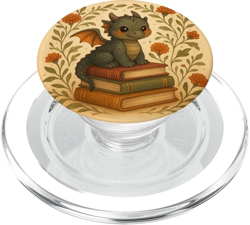 Book Lover Librarian Dragon Reading Fantasy Aesthetic Cute PopSockets PopGrip für MagSafe Book Lover Librarian Dragon Reading Fantasy Aesthetic Cute PopSockets PopGrip für MagSafe von Bookish Reader Girls Women Cute Aesthetic Reading