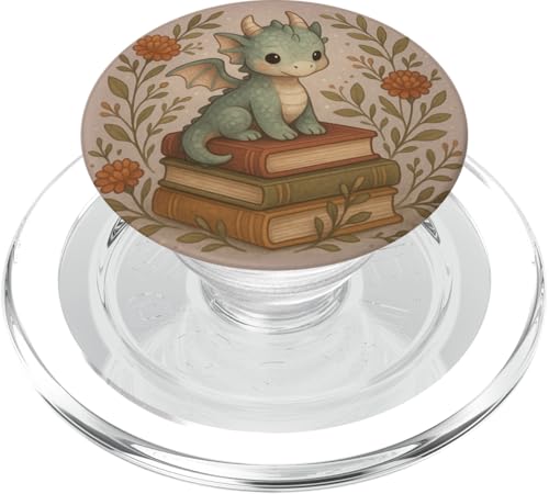 Book Lover Librarian Dragon Reading Fantasy Aesthetic Cute PopSockets PopGrip für MagSafe Book Lover Librarian Dragon Reading Fantasy Aesthetic Cute PopSockets PopGrip für MagSafe von Bookish Reader Girls Women Cute Aesthetic Reading