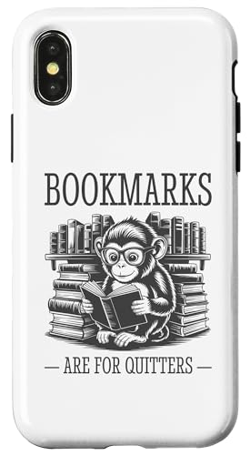 Bookmarks Are For Quitters Hülle für iPhone X/XS Bookmarks Are For Quitters Hülle für iPhone X/XS von Bookmarks Are For Quitters