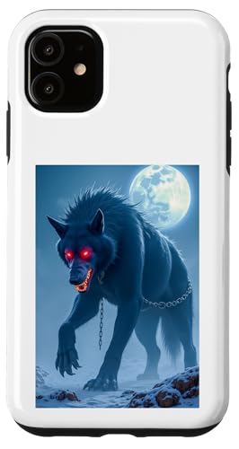 Fenrir nördliche Mythologie Fenris-Wolf Riesenwolf Nordische Saga Hülle für iPhone 11 von Boom Manufaktur