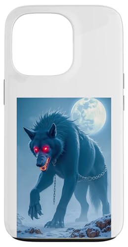 Fenrir nördliche Mythologie Fenris-Wolf Riesenwolf Nordische Saga Hülle für iPhone 13 Pro von Boom Manufaktur