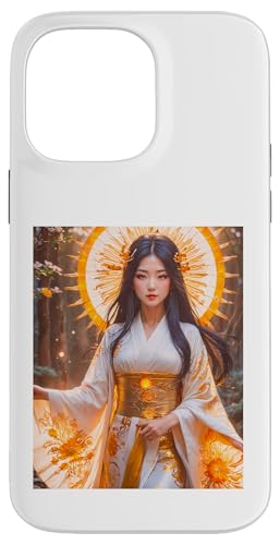Japanische Amaterasu Ägyptische Mythologie Sonnengöttin Hülle für iPhone 14 Pro Max von Boom Manufaktur