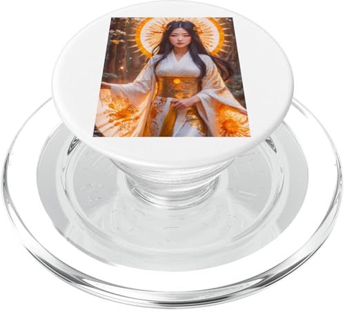 Japanische Amaterasu Ägyptische Mythologie Sonnengöttin PopSockets PopGrip für MagSafe von Boom Manufaktur