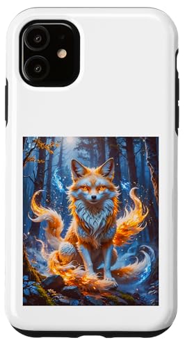 Japanische Mythologie Gott Kitsune Inari Okami Gott des Reis Fuchs Hülle für iPhone 11 von Boom Manufaktur