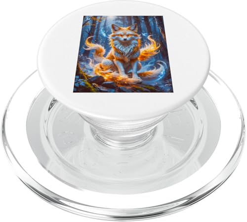 Japanische Mythologie Gott Kitsune Inari Okami Gott des Reis Fuchs PopSockets PopGrip für MagSafe Japanische Mythologie Gott Kitsune Inari Okami Gott des Reis Fuchs PopSockets PopGrip für MagSafe von Boom Manufaktur
