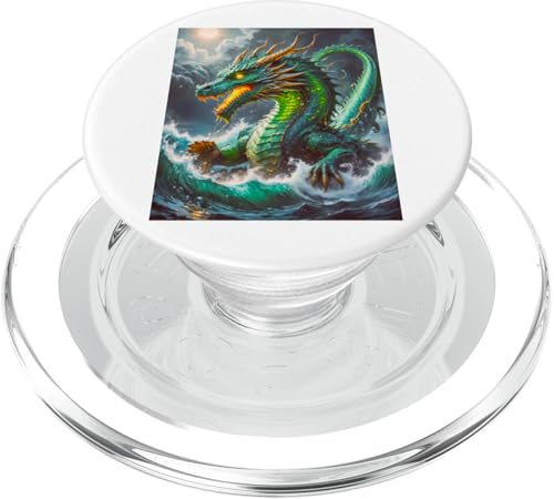 Japanische Mythologie Gott Ryujin Wasserdrache Bestie Meer Monster PopSockets PopGrip für MagSafe Japanische Mythologie Gott Ryujin Wasserdrache Bestie Meer Monster PopSockets PopGrip für MagSafe von Boom Manufaktur