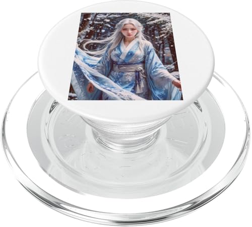 Japanische Mythologie Gott Yuki-Onna Schneefrau Frostgeist PopSockets PopGrip für MagSafe Japanische Mythologie Gott Yuki-Onna Schneefrau Frostgeist PopSockets PopGrip für MagSafe von Boom Manufaktur