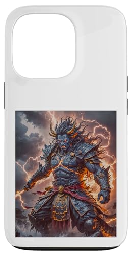 Japanische Mythologie Gott des Donners und Sturms Susanoo Hülle für iPhone 13 Pro von Boom Manufaktur