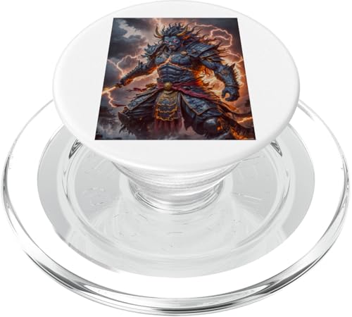 Japanische Mythologie Gott des Donners und Sturms Susanoo PopSockets PopGrip für MagSafe Japanische Mythologie Gott des Donners und Sturms Susanoo PopSockets PopGrip für MagSafe von Boom Manufaktur