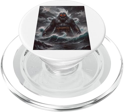 Japanischer Mythologiegott Umibozu Seemönch PopSockets PopGrip für MagSafe Japanischer Mythologiegott Umibozu Seemönch PopSockets PopGrip für MagSafe von Boom Manufaktur