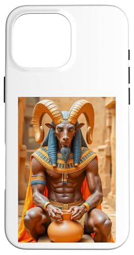 Khnum Ägyptische Mythologie Gott der Quelle des Nils Hülle für iPhone 16 Pro Max von Boom Manufaktur