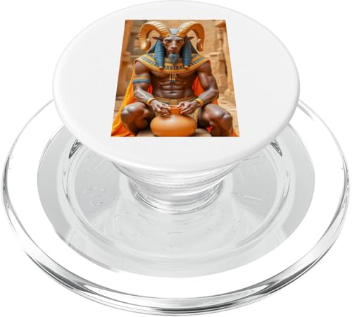 Khnum Ägyptische Mythologie Gott der Quelle des Nils PopSockets PopGrip für MagSafe Khnum Ägyptische Mythologie Gott der Quelle des Nils PopSockets PopGrip für MagSafe von Boom Manufaktur