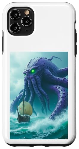 Kraken Nordmythologie Meeresmonster Kreatur Saga Nordic Hülle für iPhone 11 Pro Max von Boom Manufaktur