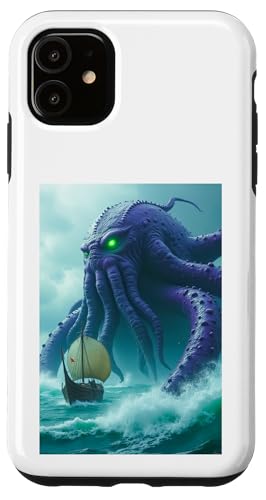 Kraken Nordmythologie Meeresmonster Kreatur Saga Nordic Hülle für iPhone 11 von Boom Manufaktur
