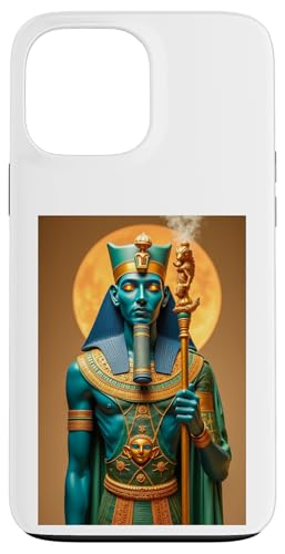 Ptah Ägyptische Mythologie Ägyptischer Gott der Schöpfung und Kunst Hülle für iPhone 13 Pro Max von Boom Manufaktur