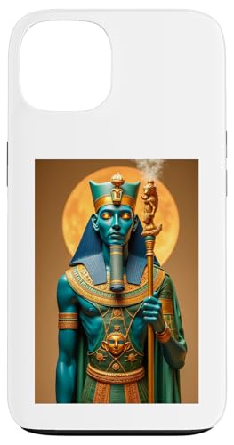 Ptah Ägyptische Mythologie Ägyptischer Gott der Schöpfung und Kunst Hülle für iPhone 13 von Boom Manufaktur