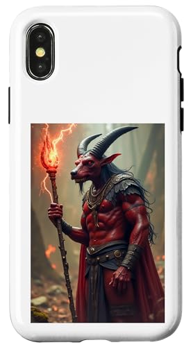 Set ägyptische Mythologie Gott der Wüsten, Stürme, Unordnung Hülle für iPhone X/XS von Boom Manufaktur