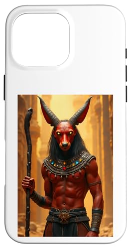 Seth ägyptische Mythologie Gott des Chaos, Sturms, Unordnung Hülle für iPhone 16 Pro Max Seth ägyptische Mythologie Gott des Chaos, Sturms, Unordnung Hülle für iPhone 16 Pro Max von Boom Manufaktur