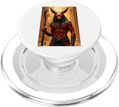 Seth ägyptische Mythologie Gott des Chaos, Sturms, Unordnung PopSockets PopGrip für MagSafe Seth ägyptische Mythologie Gott des Chaos, Sturms, Unordnung PopSockets PopGrip für MagSafe von Boom Manufaktur