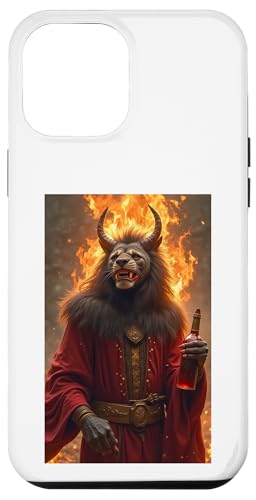 Shesmu Ägyptische Mythologie erschreckendes Dämonengott Monster Hülle für iPhone 12 Pro Max von Boom Manufaktur