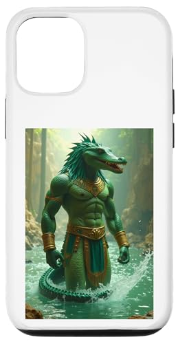 Sobek Ägyptische Mythologie altägyptischer Krokodilgott Hülle für iPhone 12/12 Pro von Boom Manufaktur