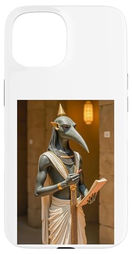 THOT Ägyptische Mythologie altägyptische Gottheit Gott Hülle für iPhone 15 von Boom Manufaktur