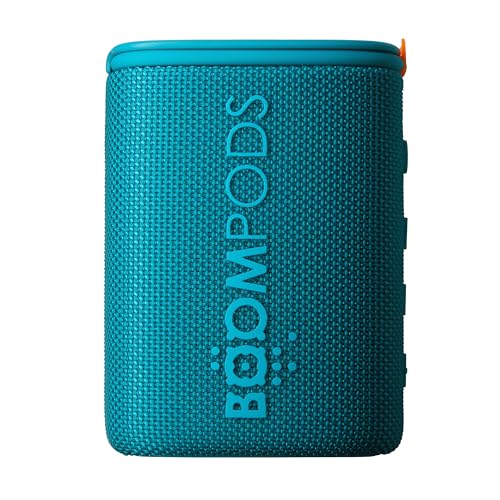 Boompods Beachboom Nachhaltiger, robuster, tragbarer Bluetooth-Lautsprecher – Hergestellt aus Ozeangebundenem Kunststoff, kleine kabellose Lautsprecher, IPX7 wasserdichter Lautsprecher für von Boompods