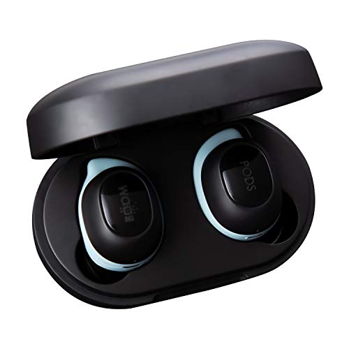 Boompods Boombuds GS True Wireless Bluetooth Kopfhörer, kabellose Ohrhörer,TWS In-Ear Kopfhörer mit Mikrofon, IPX4 Schutz Ear Buds, 4.5 Std. Spielzeit, Schwarz von Boompods