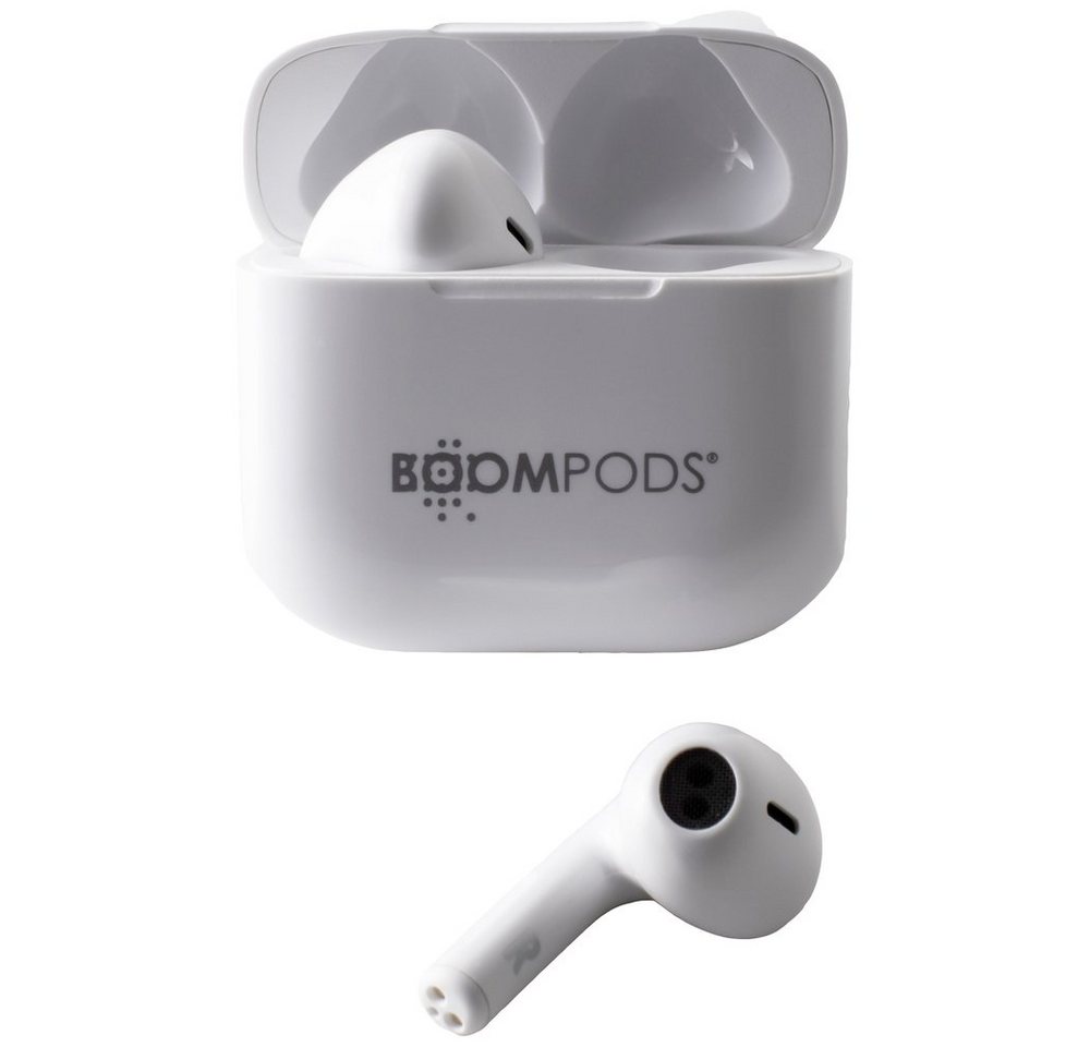 Boompods Boompods Bassline Compact In Ear Kopfhörer Bluetooth® Weiß Headset Kopfhörer von Boompods